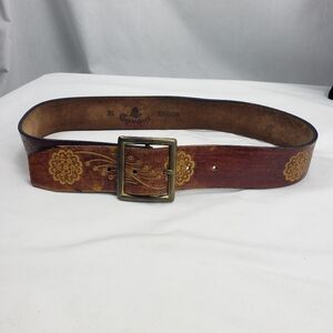Vintage Canterbury Craftsman Leather Belt Size 30